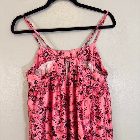 StitchDrop Midi Dress Medium Pink Summer Beach Casual Floral Bohemian Sundress - Picture 4 of 7